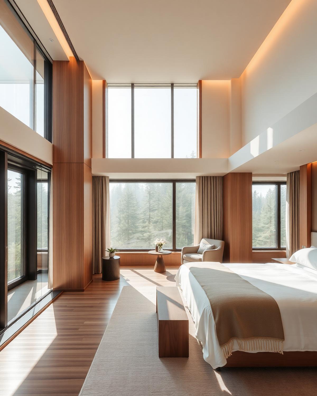Suite premium baignée de lumière